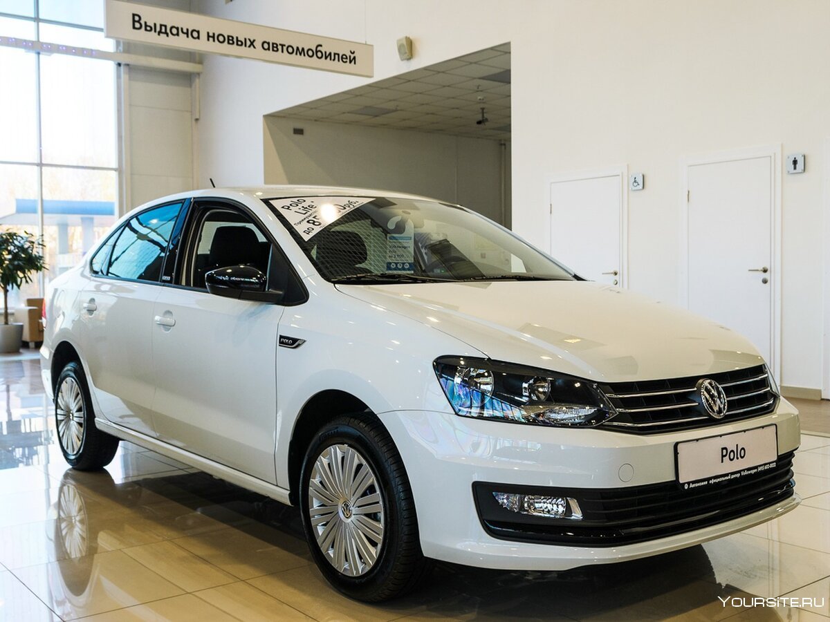 Volkswagen Polo 2018 белый