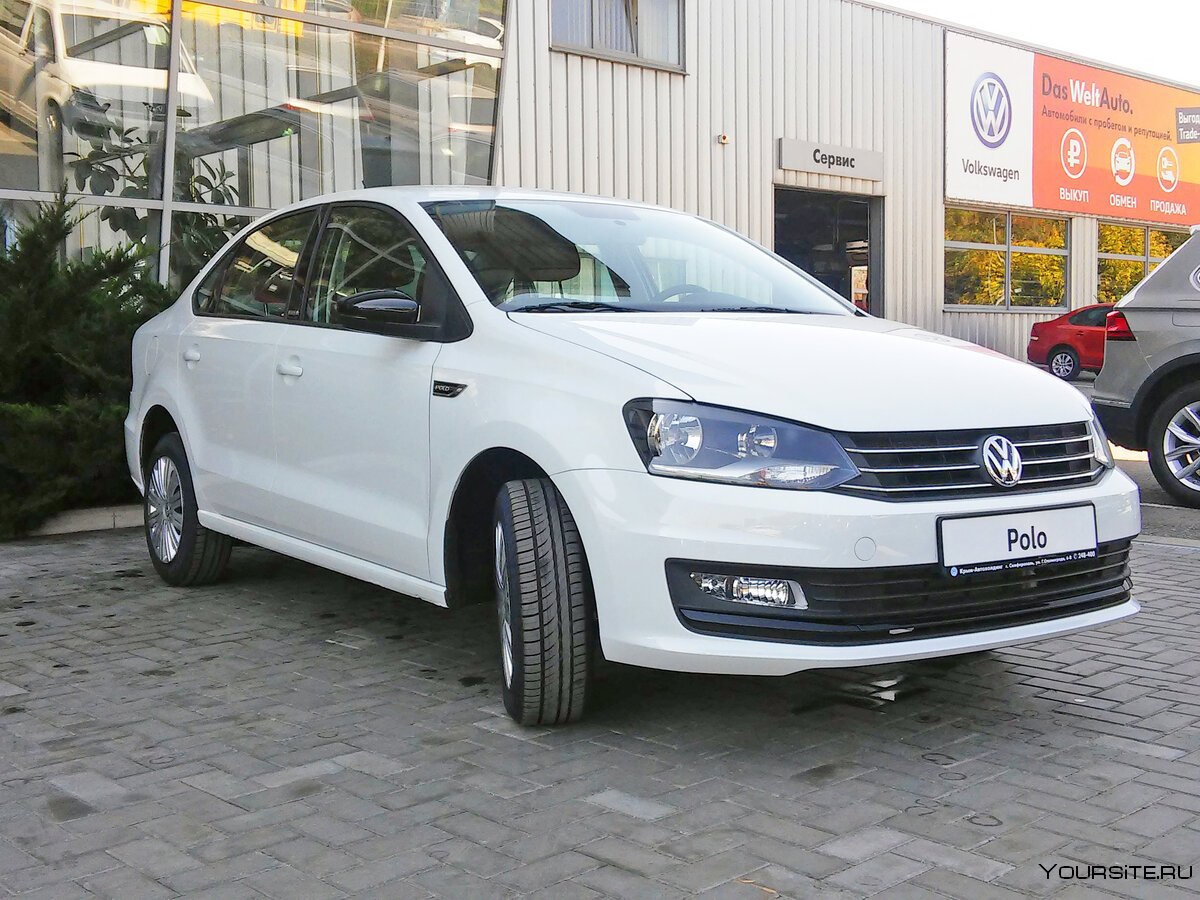 Volkswagen Polo 2021 белый