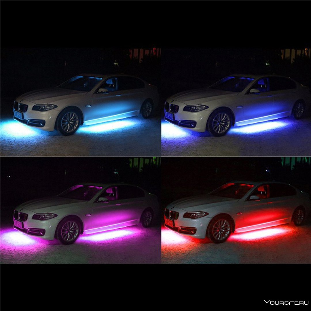 Неон подсветка RGB машин