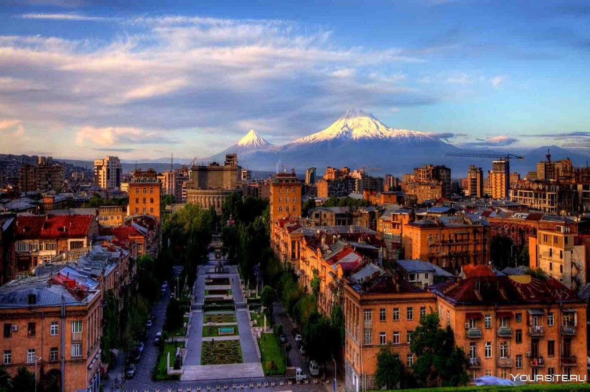 Армения столица Ереван панорама