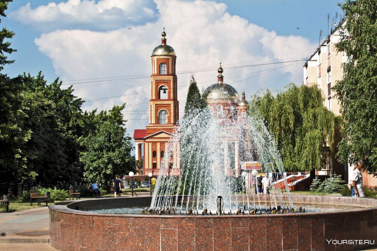 Строитель Белгородская фонтан