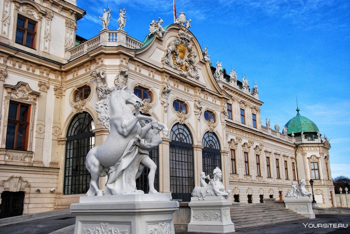 Бельведерский дворец в Австрии стиль
