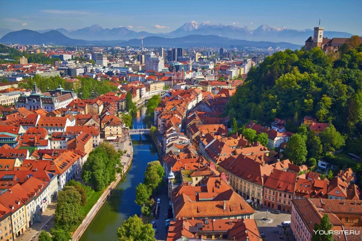 Город Любляна Словения