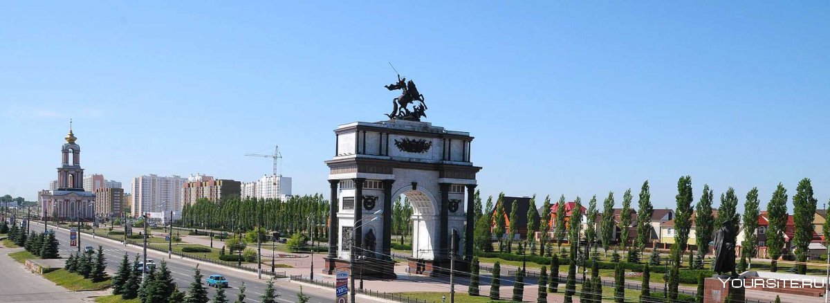 Курск панорама центр города
