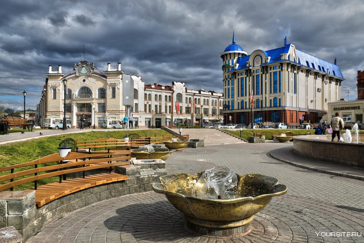 Город Томск центр города