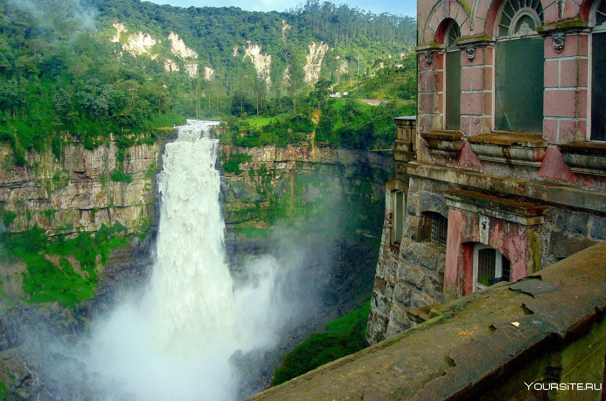 Богота водопад Текендама