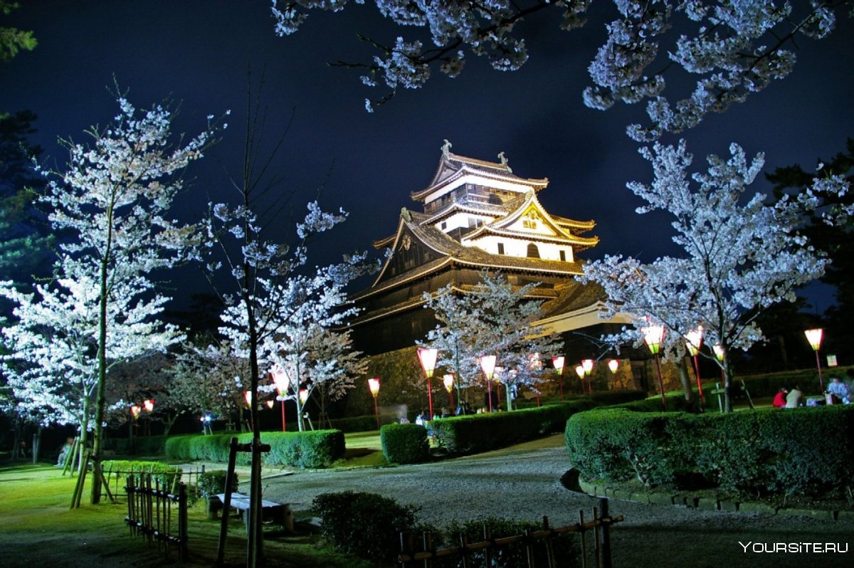 Японский замок Мацуэ