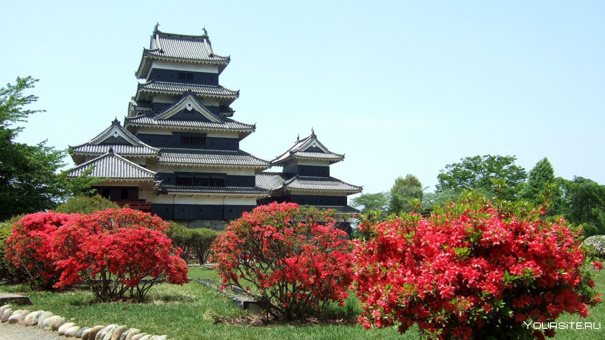Замок Мацумото Япония территория