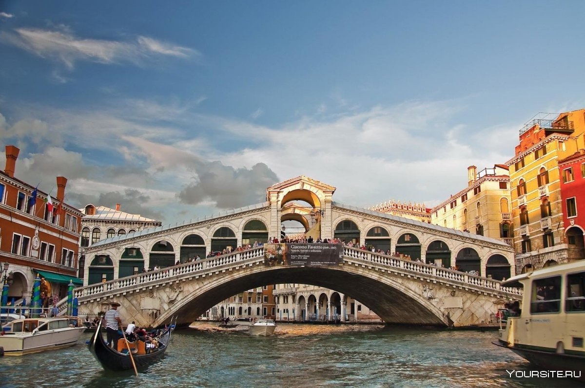 Мост Риальто, XI В, Венеция, Италия