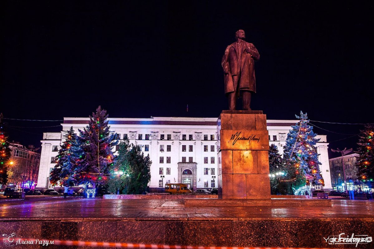 Ночной Луганск