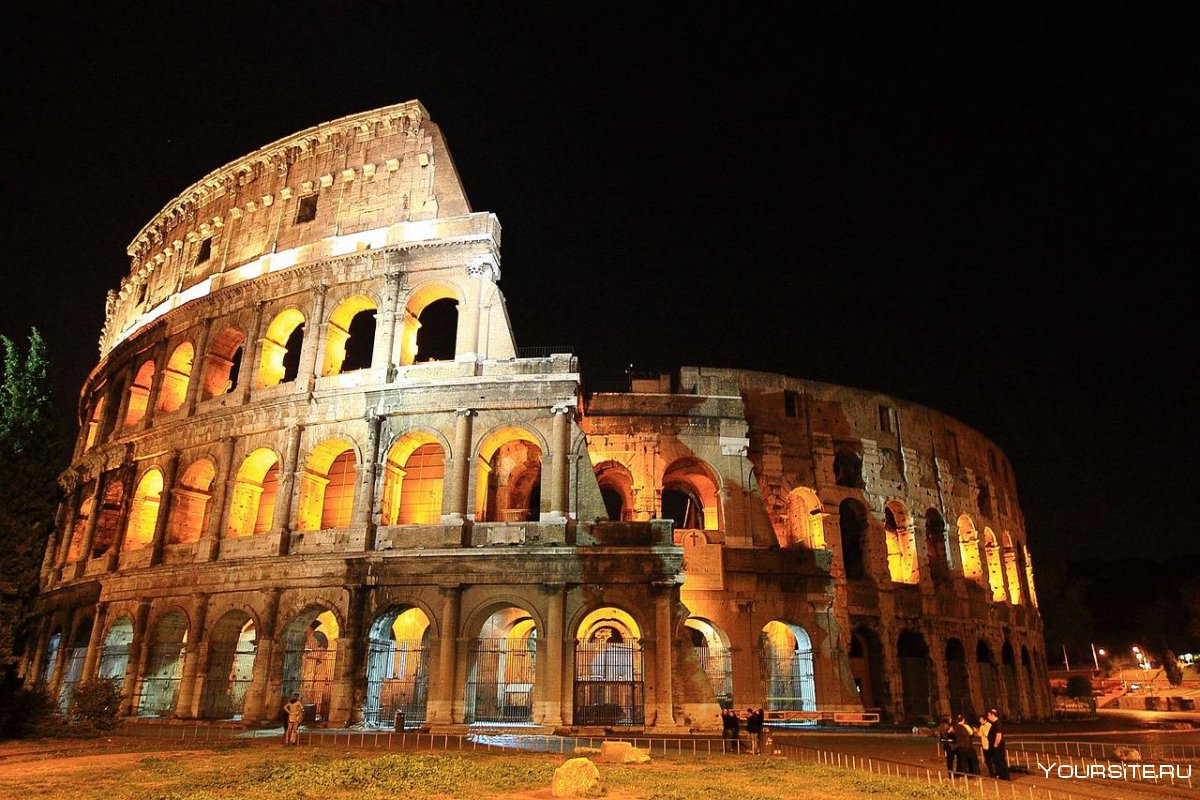 Колизей в Риме чудес света
