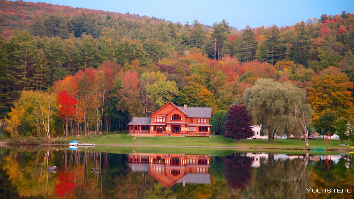 Вермонт штат США природа