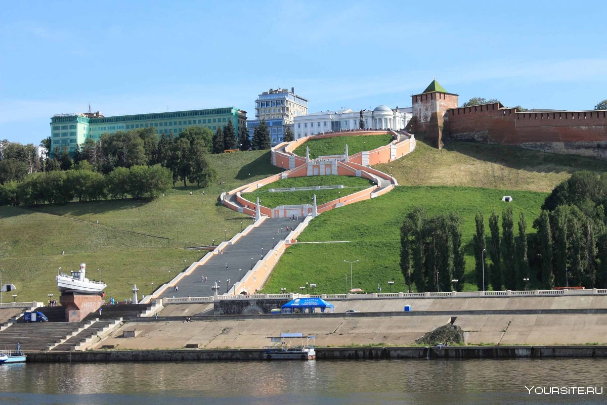 Минин и Пожарский памятник в Нижнем Новгороде