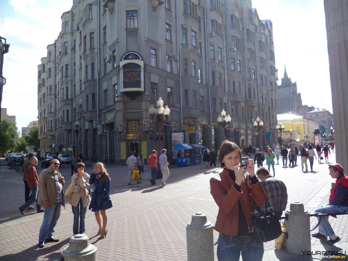 Улица Арбат в Москве достопримечательности