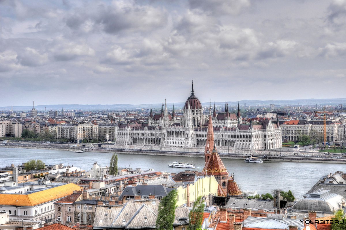 Будапешт парламент панорама