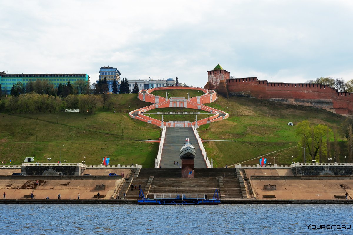 Чкаловская лестница и Кремль