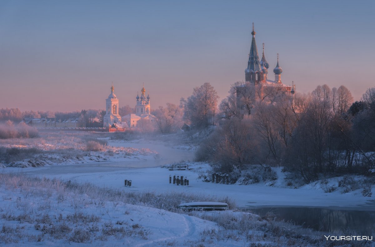 Село Дунилово Ивановская область зима