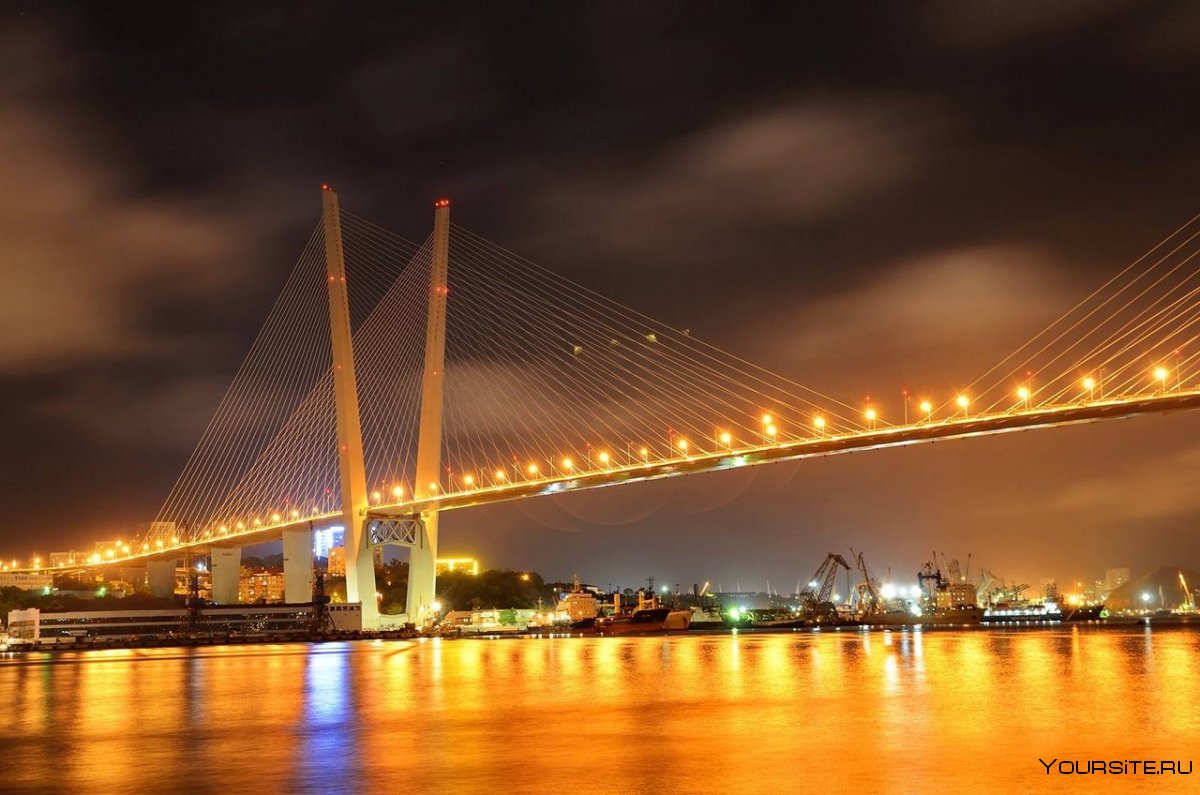 Мост через золотой Рог Владивосток