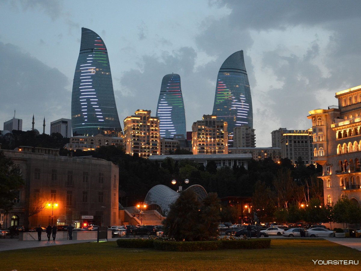 Азербайджан Баку центр города