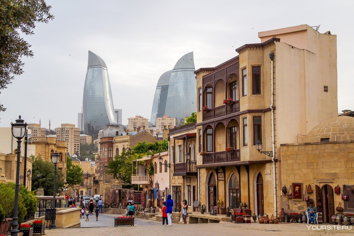 Баку столица Азербайджана старый Баку