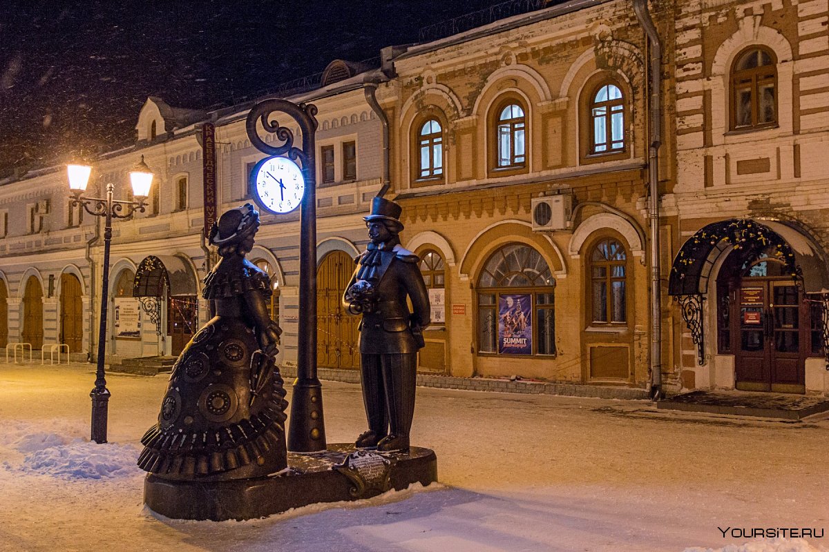 Спасская улица Киров зимой