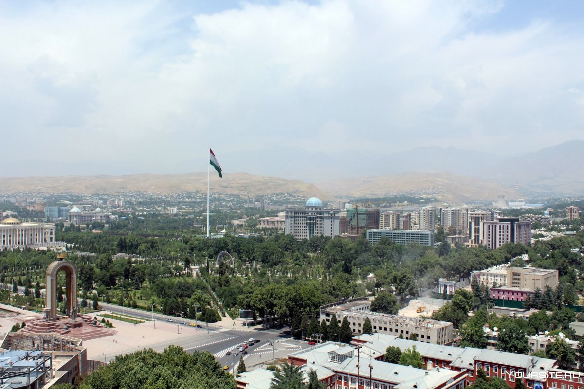 Душанбе Таджикистан вид города