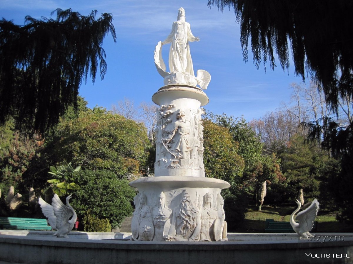 Парк Дендрарий фонтан