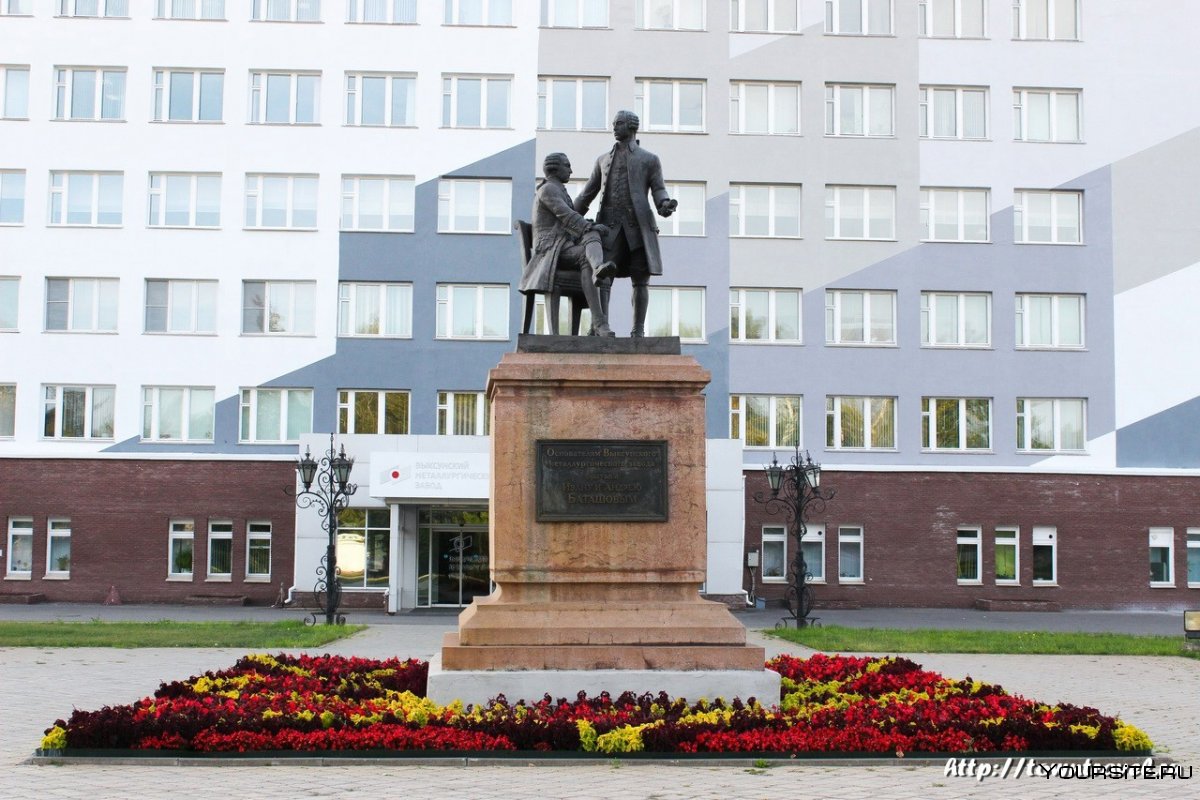 Памятник Баташевым в Выксе