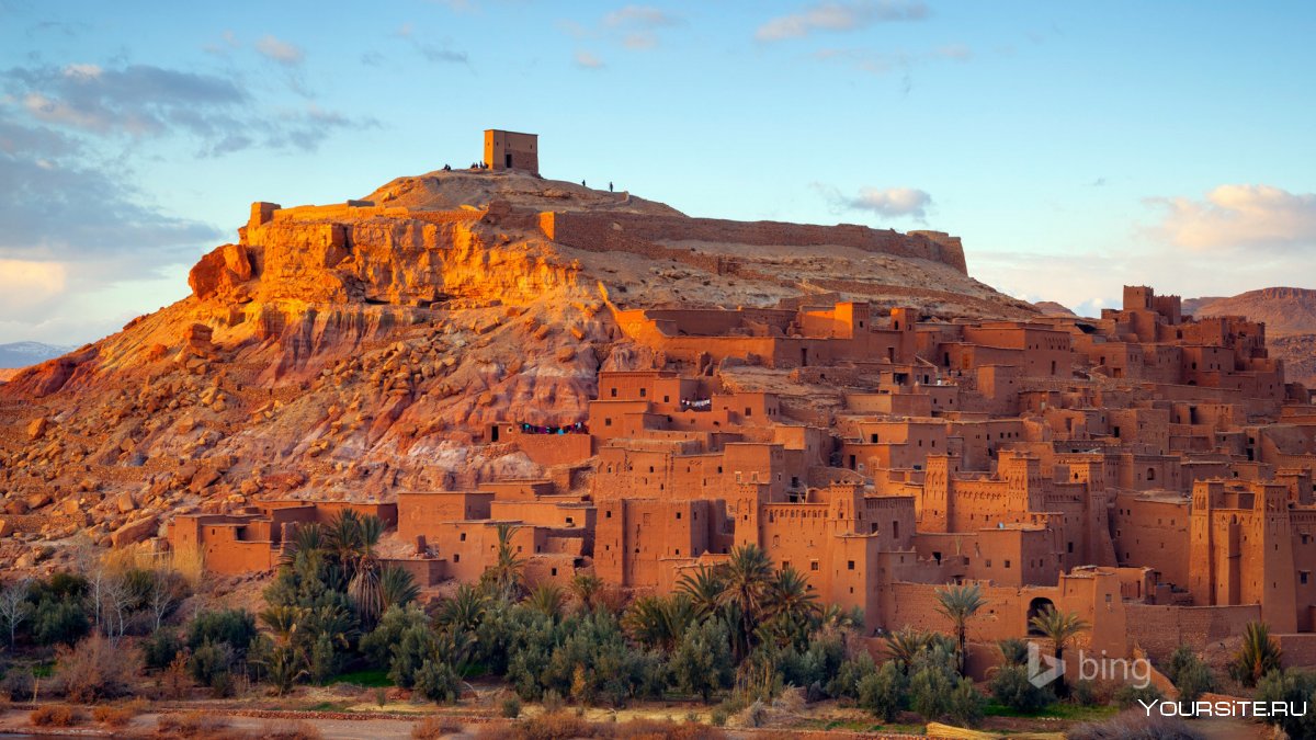 Крепость айт-Бен-Хадду Марокко