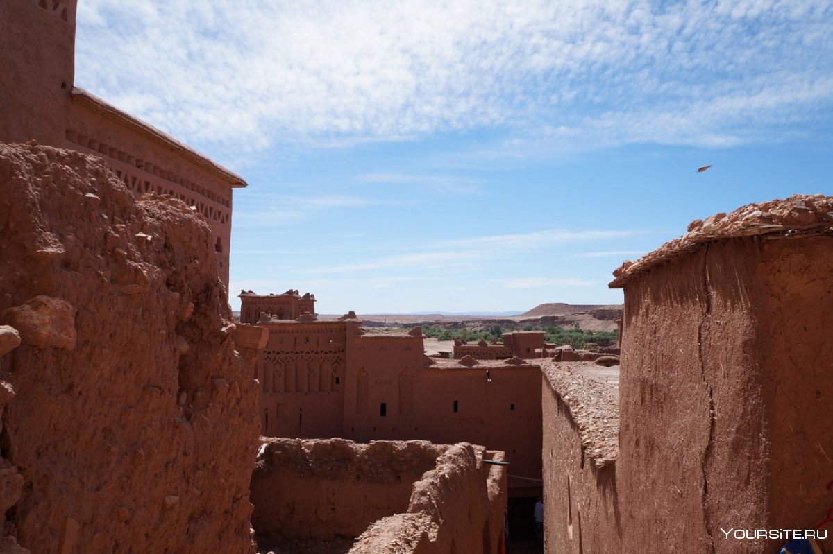 Руины касбы Марокко