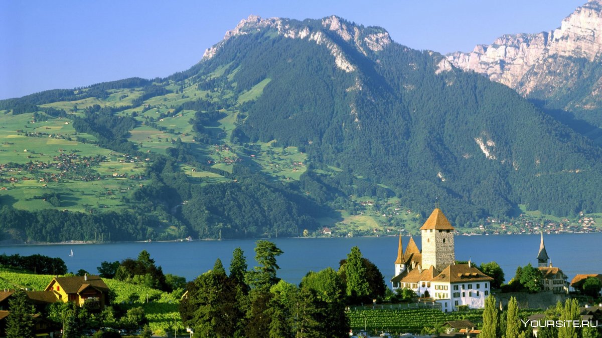 Spiez Castle Швейцария
