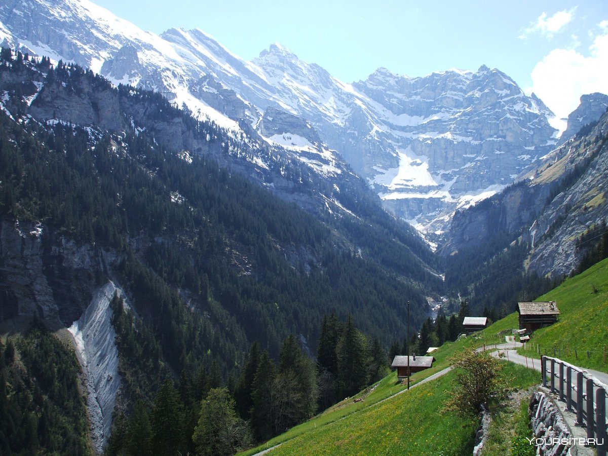 Швейцария горы Альпы