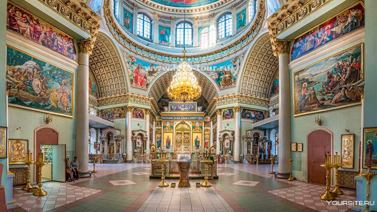 Знаменский кафедральный собор Курск внутри