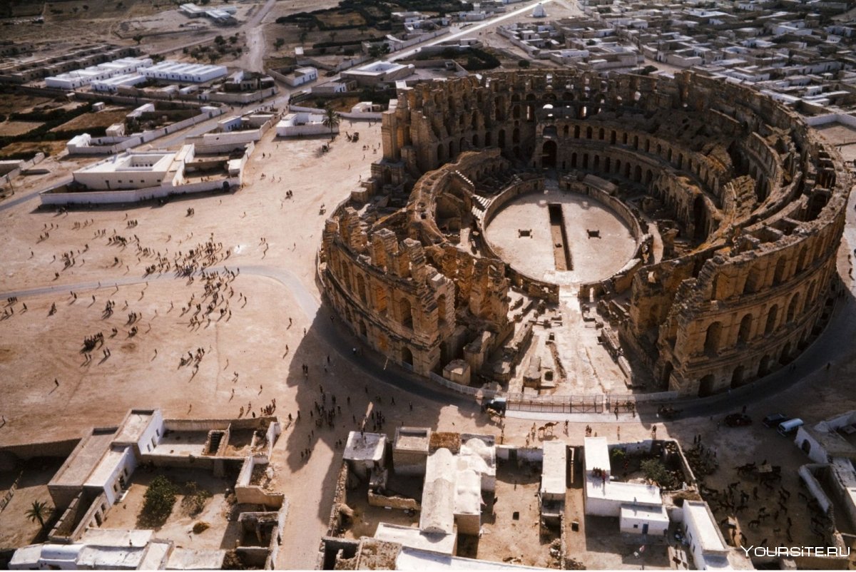 Развалины Карфагена в Тунисе