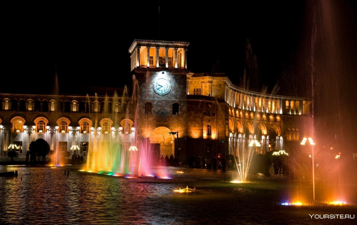 Армения Ереван Абовян фонтан