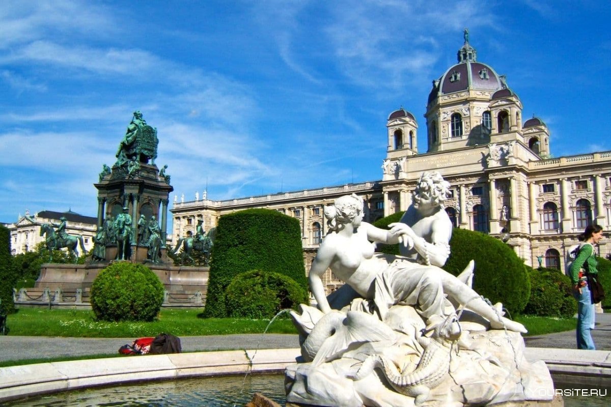Австрия.Вена-площадь Марии Терезии