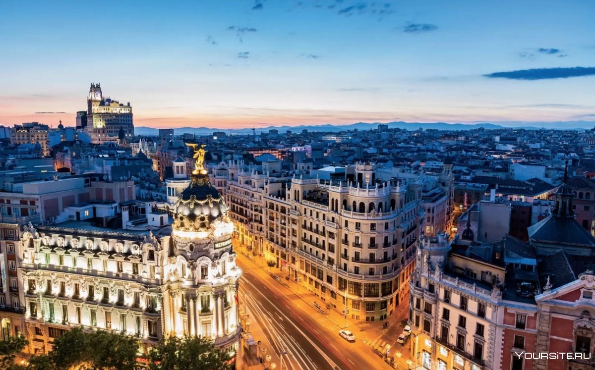 Столица Испании Мадрид фото