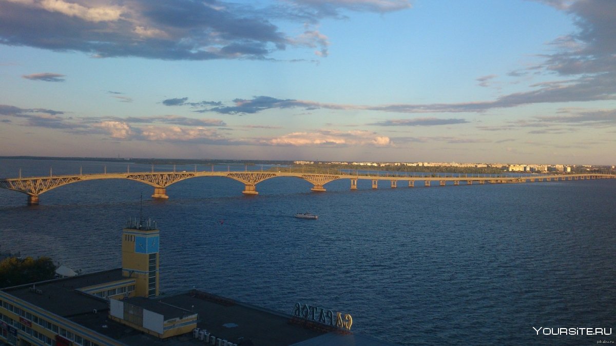 Река Волга Энгельс