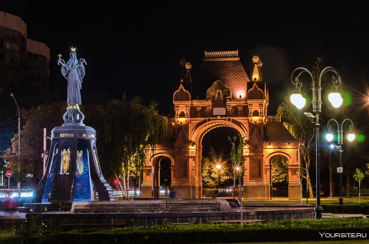 Свято-Екатерининский фонтан в Краснодаре