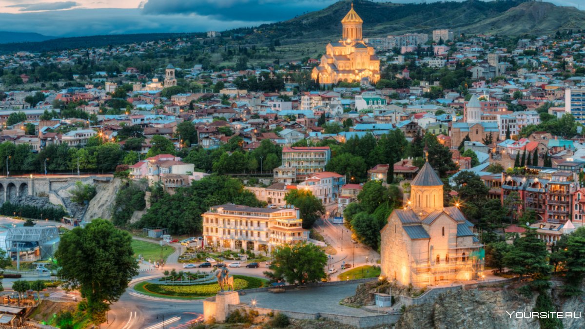 Грузия столица Тбилиси достопримечательности