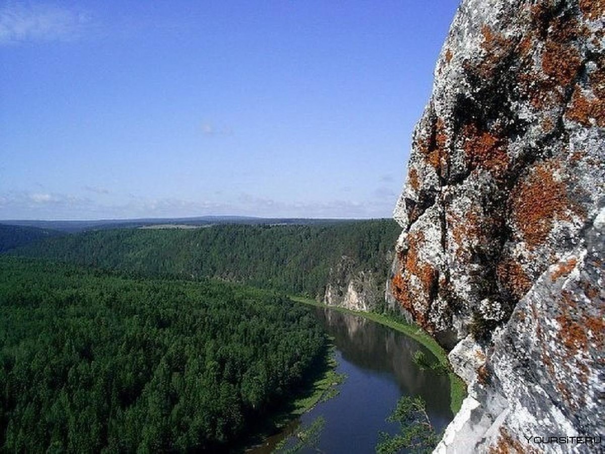 Уральские горы река Чусовая