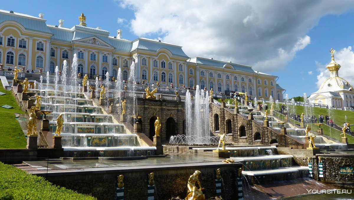 Санкт-Петербург Петродворец фонтаны