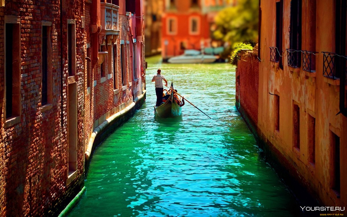 Венеция каналы гондолы