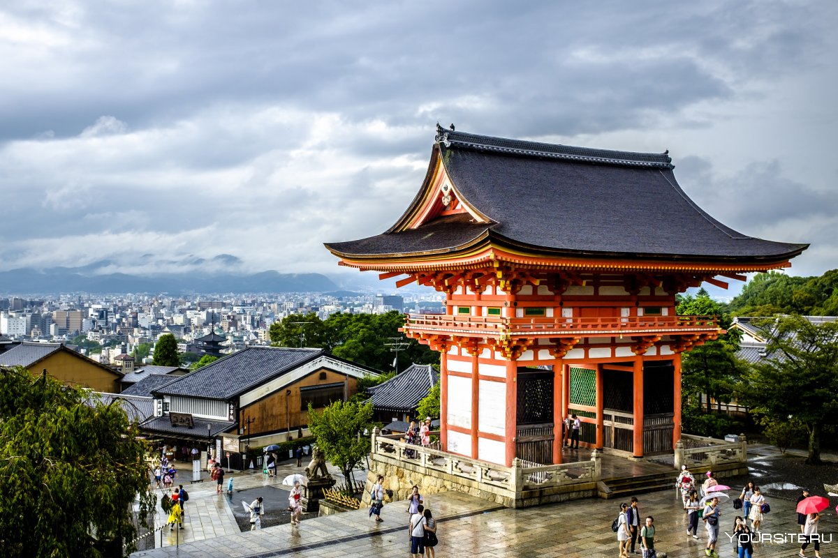 Киото храм в городе