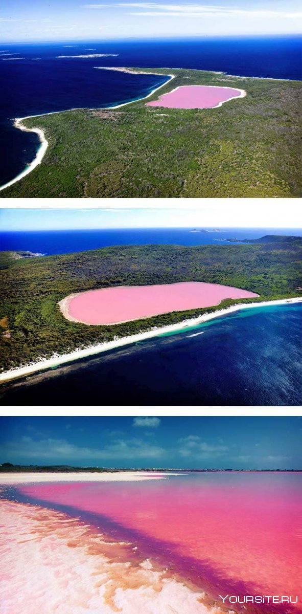 Озеро Хиллер Австралия