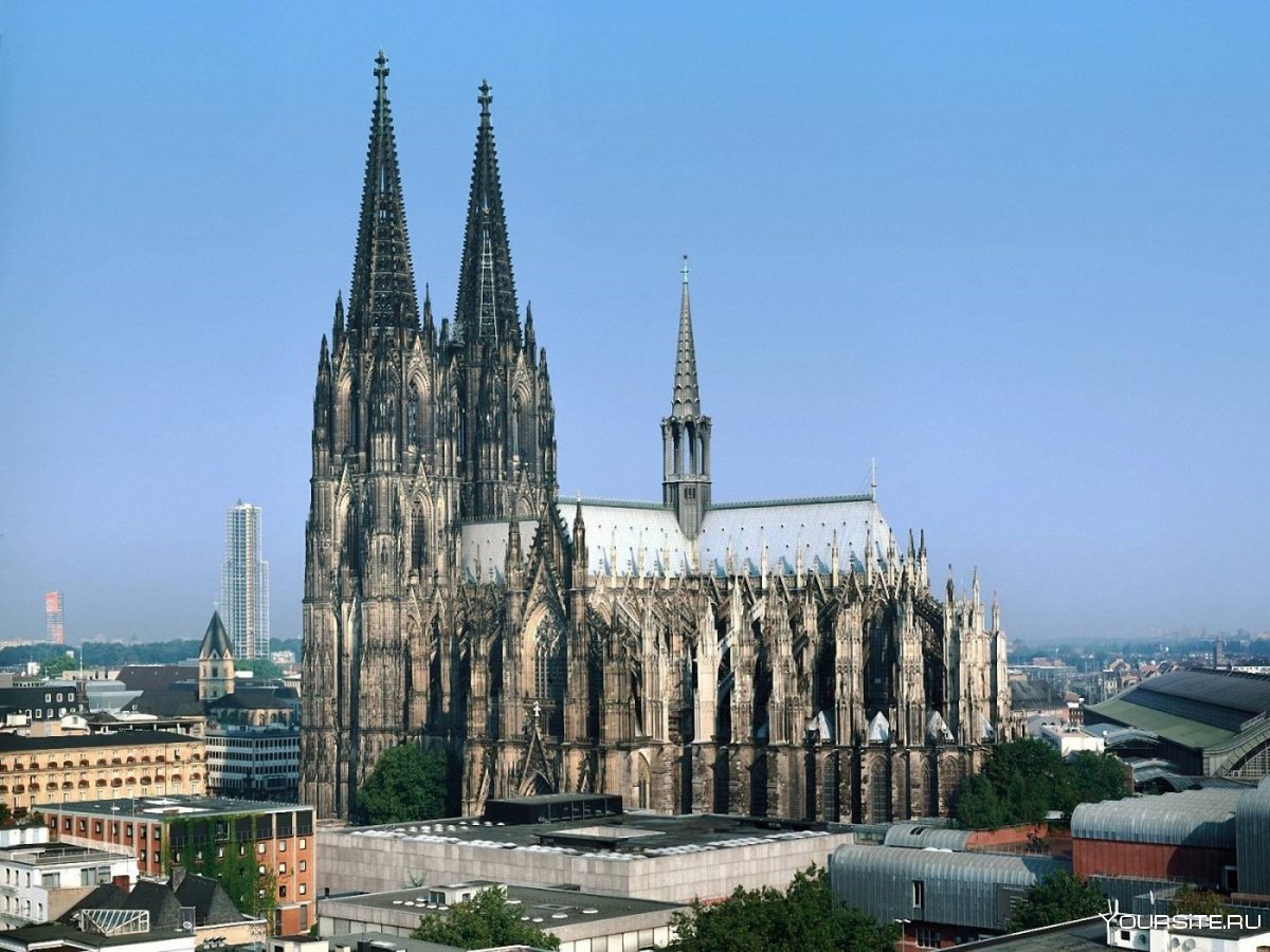 Германия Кельнский собор красивые