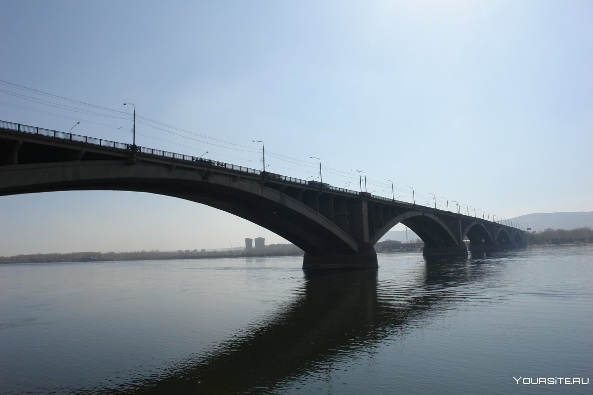 Набережная Красноярск мост