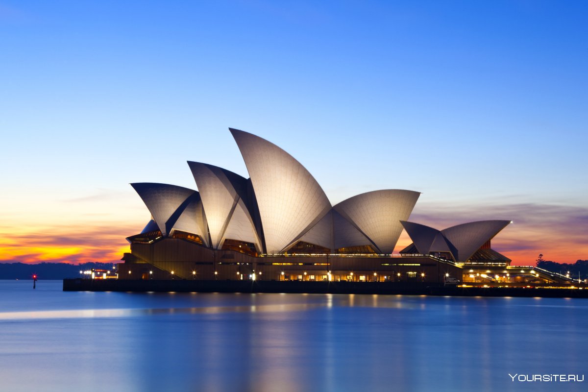 Сиднейский оперный театр в Австралии 2020