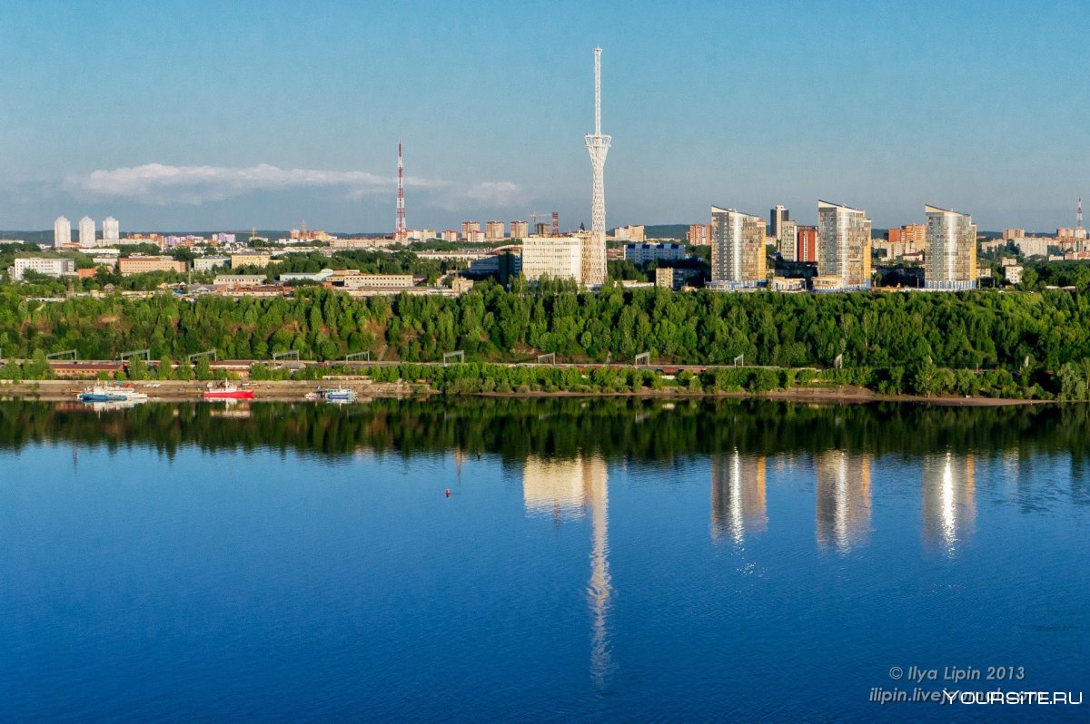 Пермь Кама панорама