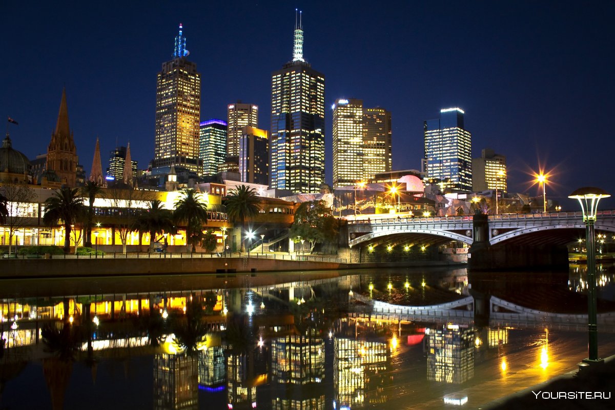 Мельбурн панорама